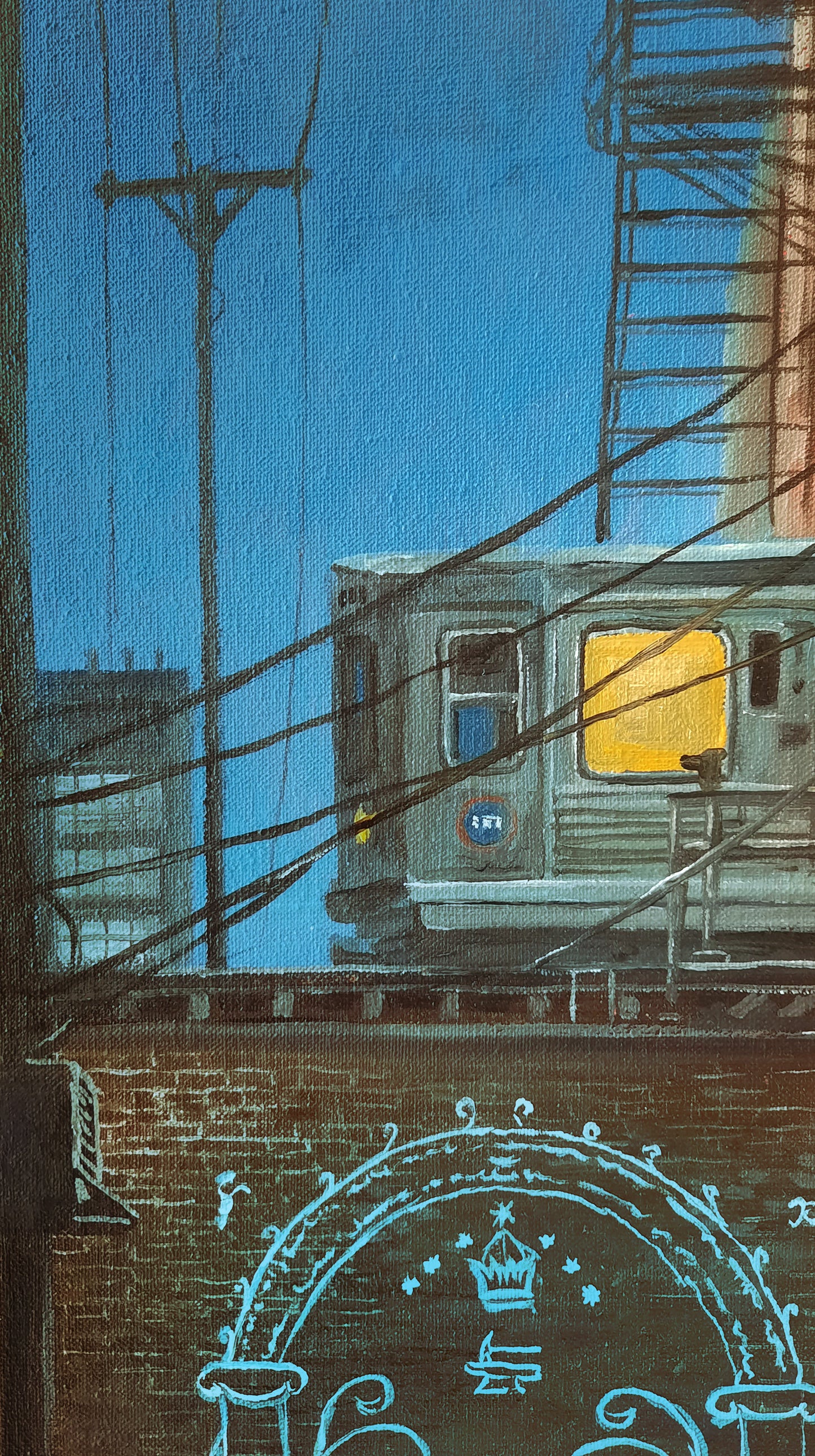 Wizard in New York back alley