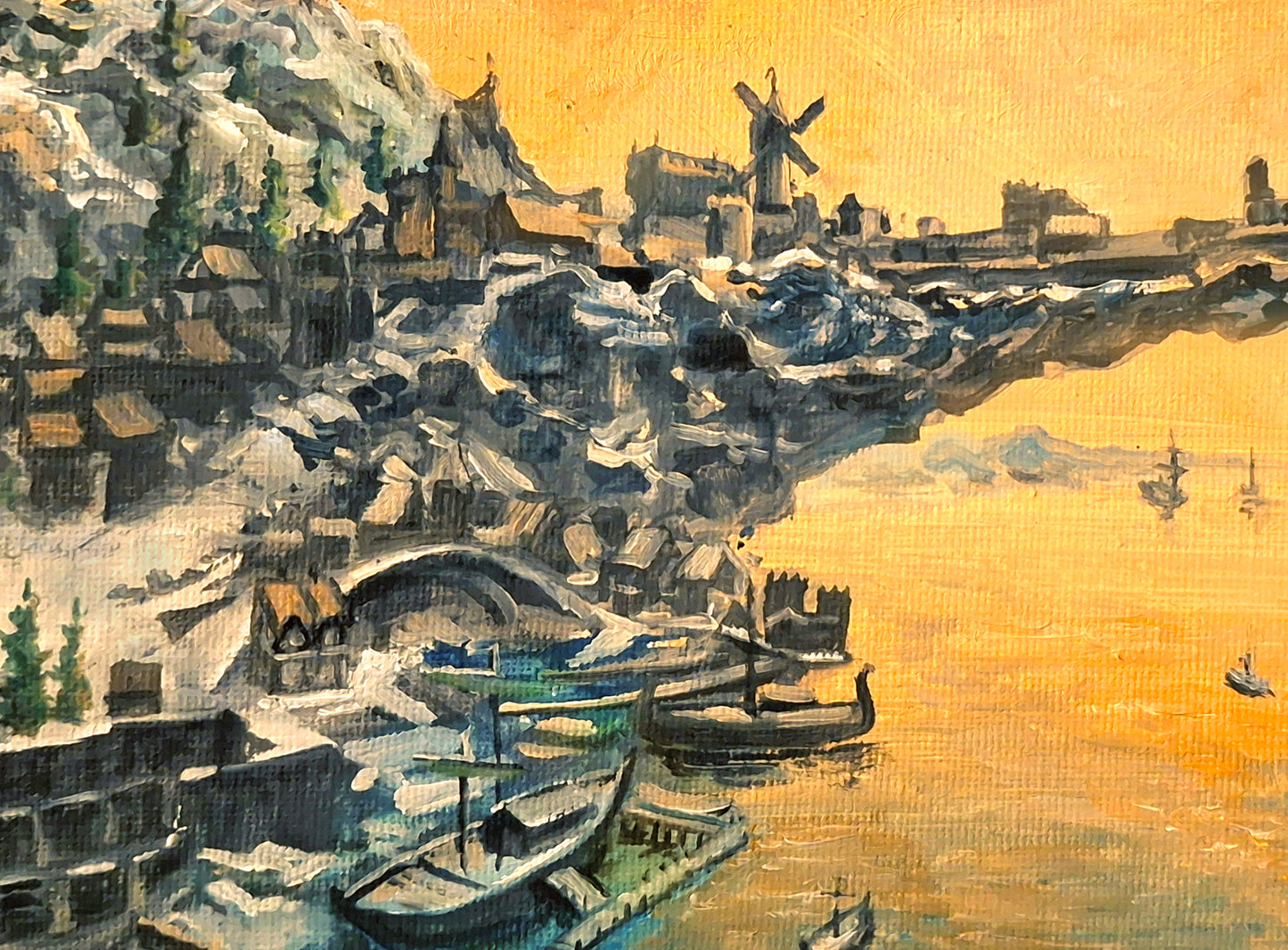 Original oil painting Solitude