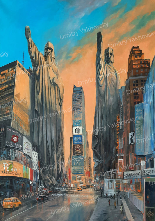 Pillars of Kings on Times Square, New York