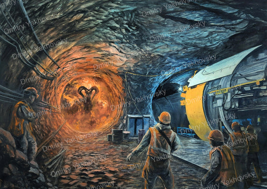 Demon in New York subway