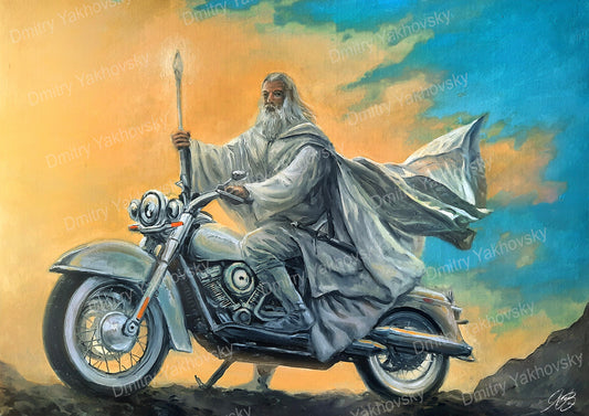 Wizard on the bike