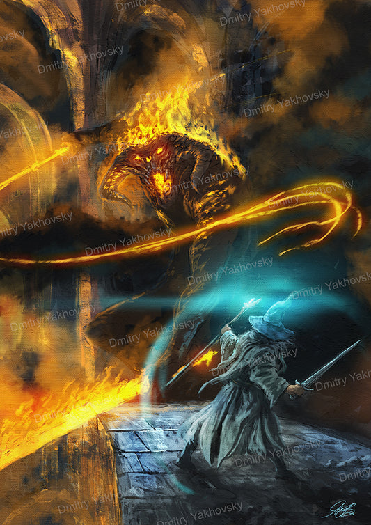 Wizard vs Fire Demon