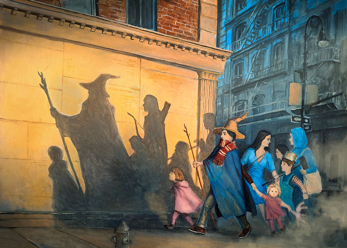 Fellowship crossing street in New York