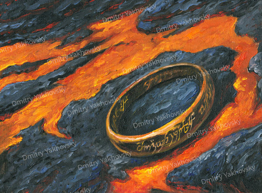 Original oil painting The One Ring